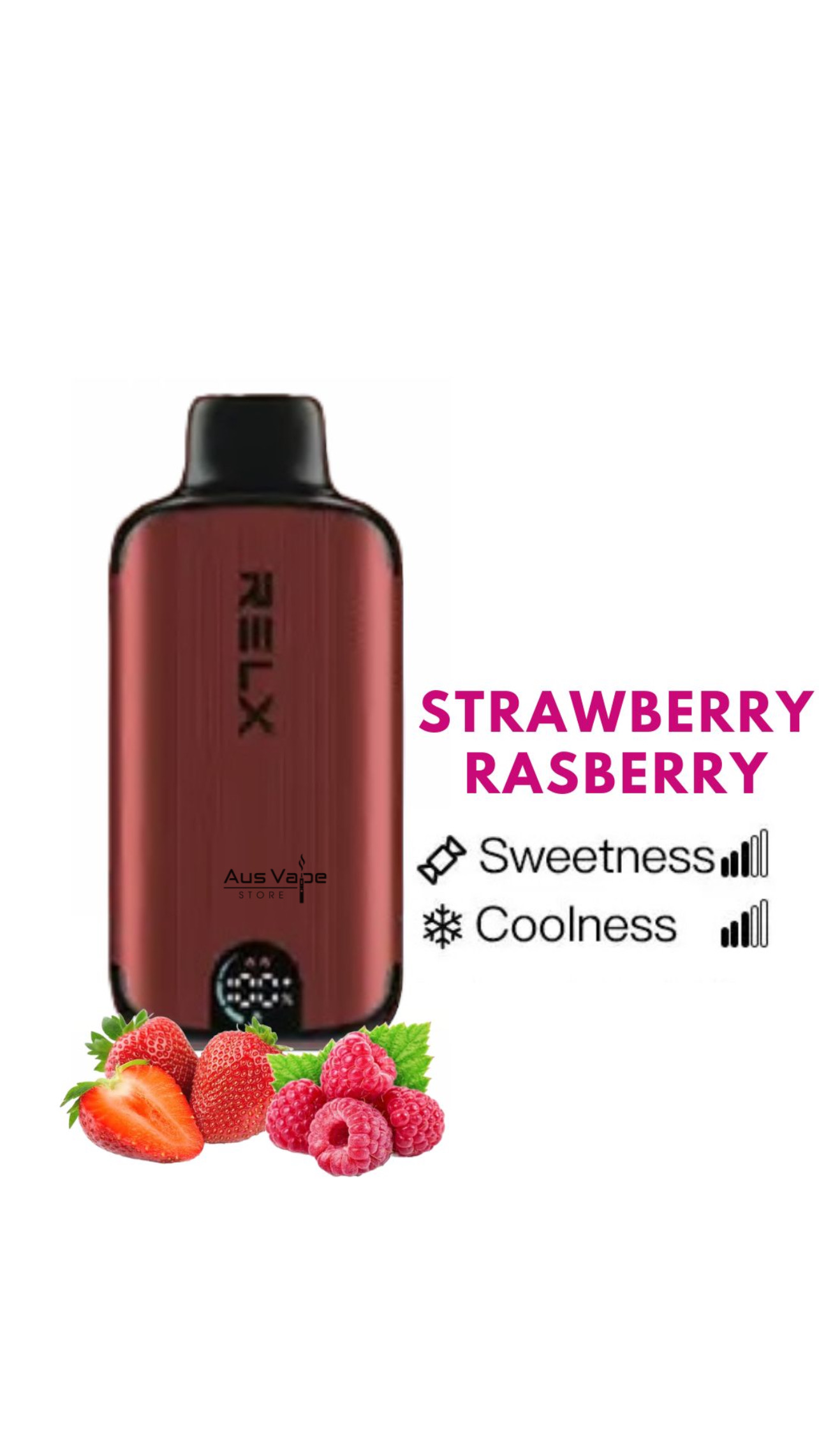 RELX MAGICGO – STRAWBERRY RASPBERRY – 8000 PUFFS