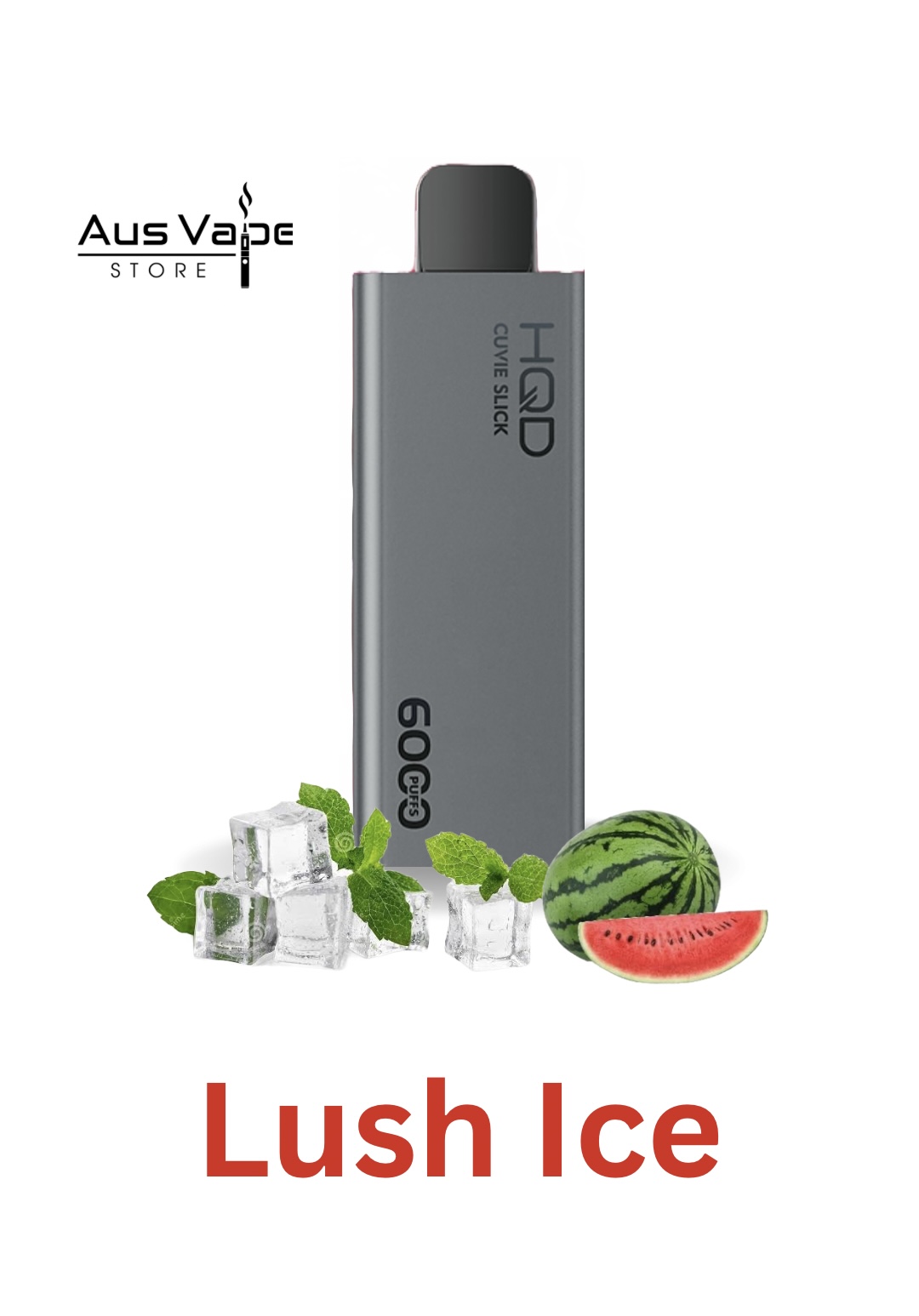 HQD CUVIE SLICK – LUSH ICE – 6000 PUFFS