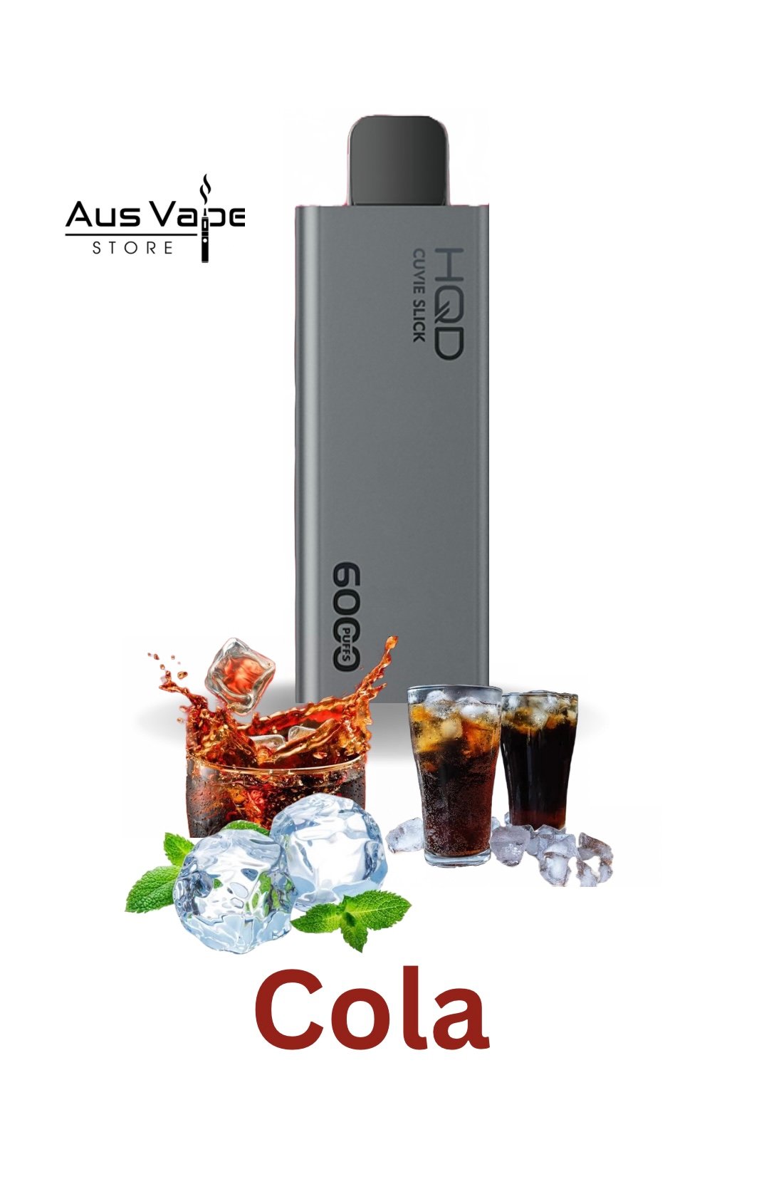 HQD CUVIE SLICK – COLA – 6000 PUFFS