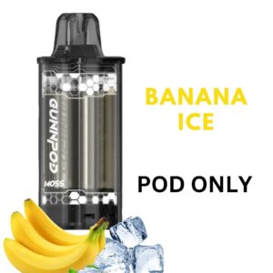 GUNNPOD MOSS POD – BANANA ICE – 8000 PUFFS