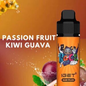IGET BAR PLUS – PASSION FRUIT KIWI GUAVA – 6000 PUFFS