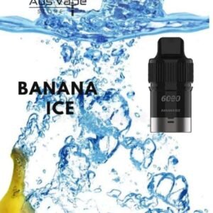 IGET BAR PLUS POD ONLY – BANANA ICE – 6000 PUFFS