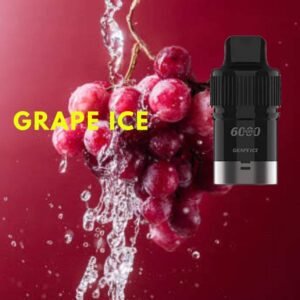 IGET BAR PLUS POD ONLY – GRAPE ICE – 6000 PUFFS