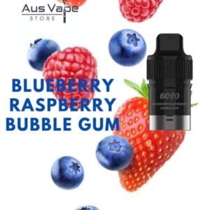 IGET BAR PLUS POD ONLY – BLUEBERRY RASPBERRY BUBBLE GUM – 6000 PUFFS