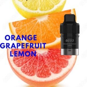 IGET BAR PLUS POD ONLY – ORANGE GRAPEFRUIT LEMON – 6000 PUFFS