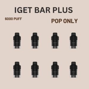 BULK 10 PCS – IGET BAR PLUS POD ONLY – 6000 PUFFS