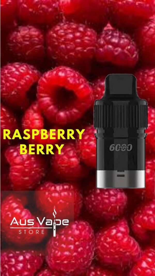 IGET BAR PLUS POD ONLY – RASPBERRY BERRY – 6000 PUFFS