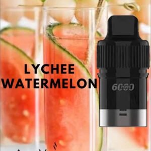 IGET BAR PLUS POD ONLY – LYCHEE WATERMELON – 6000 PUFFS