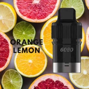 IGET BAR PLUS POD ONLY – ORANGE LEMON – 6000 PUFFS