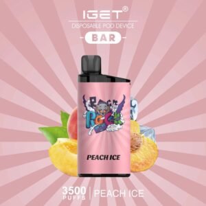 IGET BAR – PEACH ICE – 3500 PUFFS