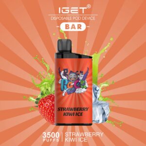 IGET BAR – STRAWBERRY KIWI ICE – 3500 PUFFS