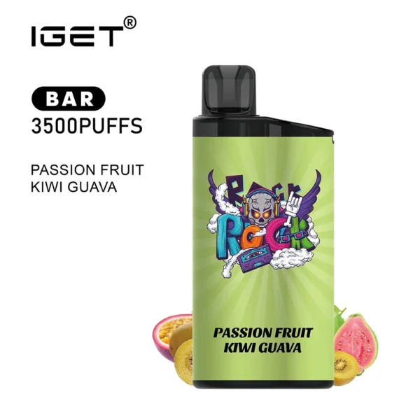 IGET BAR – PASSION FRUIT KIWI GUAVA – 3500 PUFFS