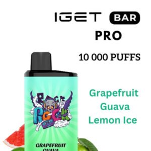 IGET BAR PRO – GRAPEFRUIT GUAVA LEMON ICE – 10 000 PUFFS