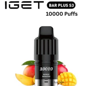 IGET BAR PLUS S3 POD ONLY – MANGO MONSTER – 10.000 PUFFS