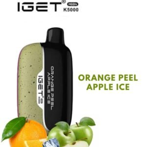IGET MOON – ORANGE PEEL APPLE ICE – K5000 PUFFS