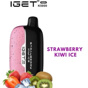 IGET MOON – STRAWBERRY KIWI ICE – K5000 PUFFS