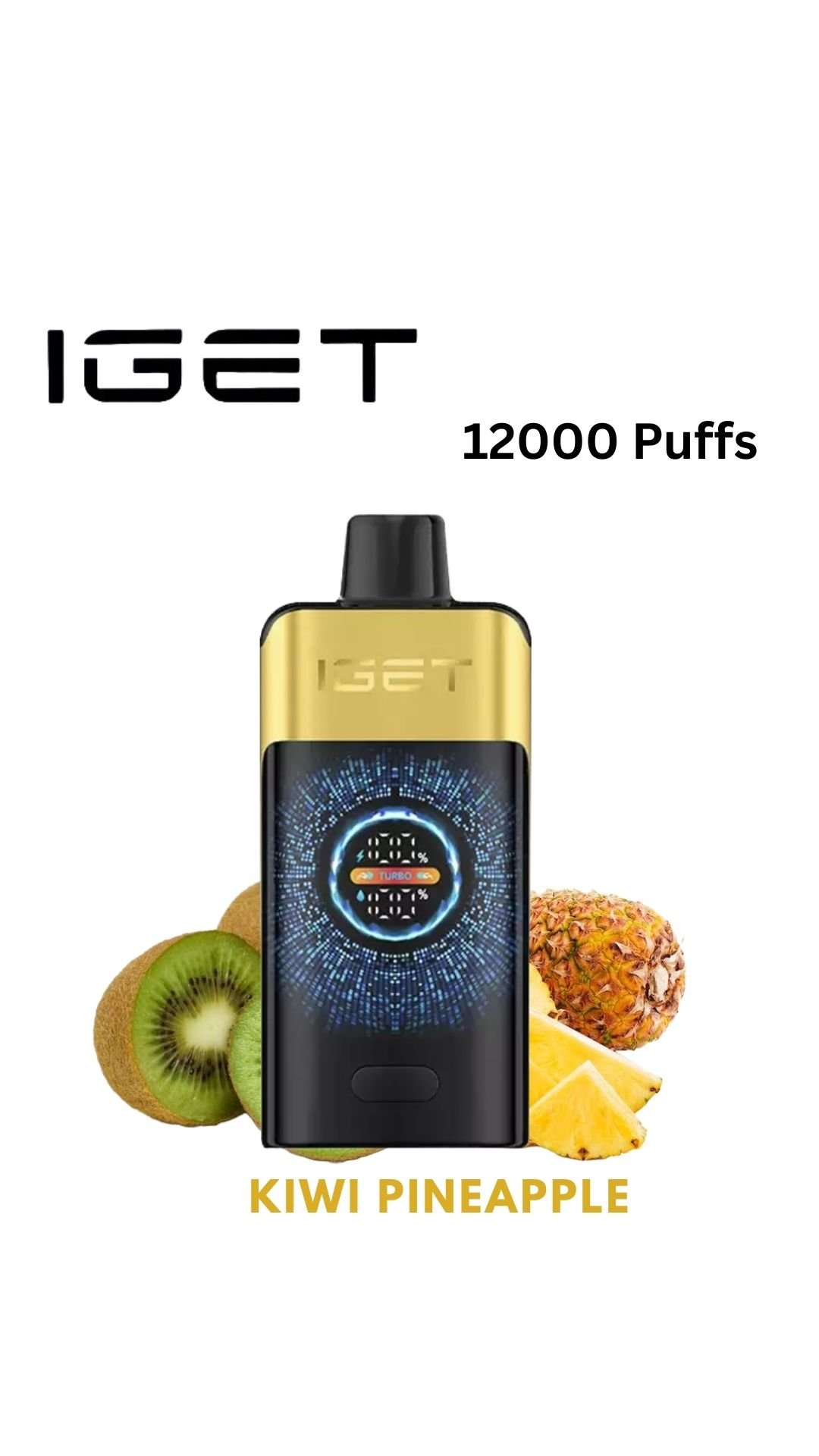 IGET ONE – KIWI PINEAPPLE – 12000 PUFFS