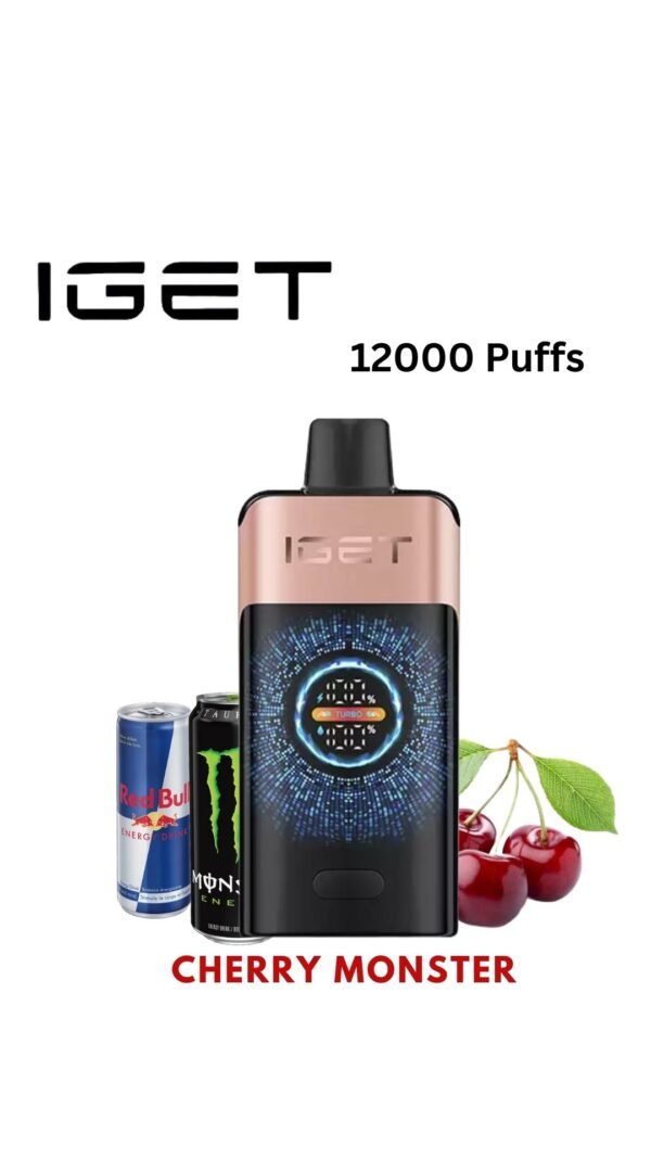 IGET ONE – CHERRY MONSTER – 12000 PUFFS
