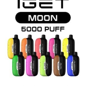BULK 10 PCS – IGET MOON 5000 PUFFS – CAN MIX FLAVOURS