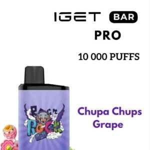 IGET BAR PRO – CHUPA CHUPS GRAPE – 10 000 PUFFS