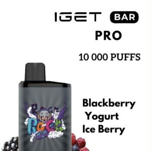 IGET BAR PRO – BLACKBERRY YOGURT ICE BERRY – 10 000 PUFFS