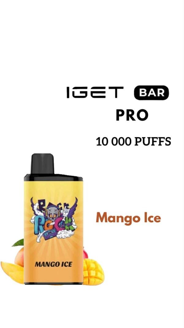 IGET BAR PRO – MANGO ICE – 10 000 PUFFS