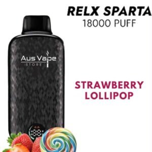 RELX SPARTA – STRAWBERRY LOLLIPOP – 18.000 PUFFS