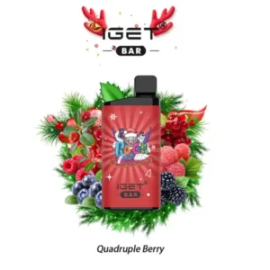 IGET BAR – QUADRUPLE BERRY – 3500 PUFFS